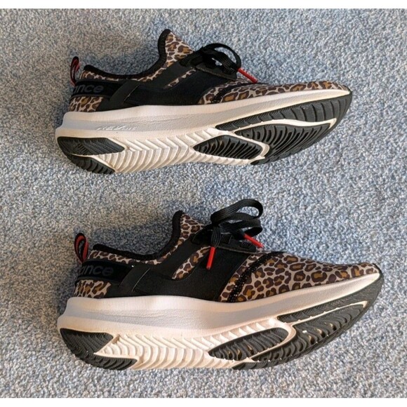 New Balance Size 7.5 Nergize Sport V1 Leopard Print Sneakers Athletic Shoes - Picture 6 of 8